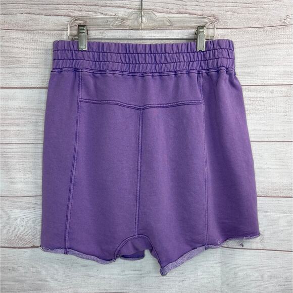 New Free People Movement All Star Logo Purple Shorts Women's Size Small - Picture 6 of 6